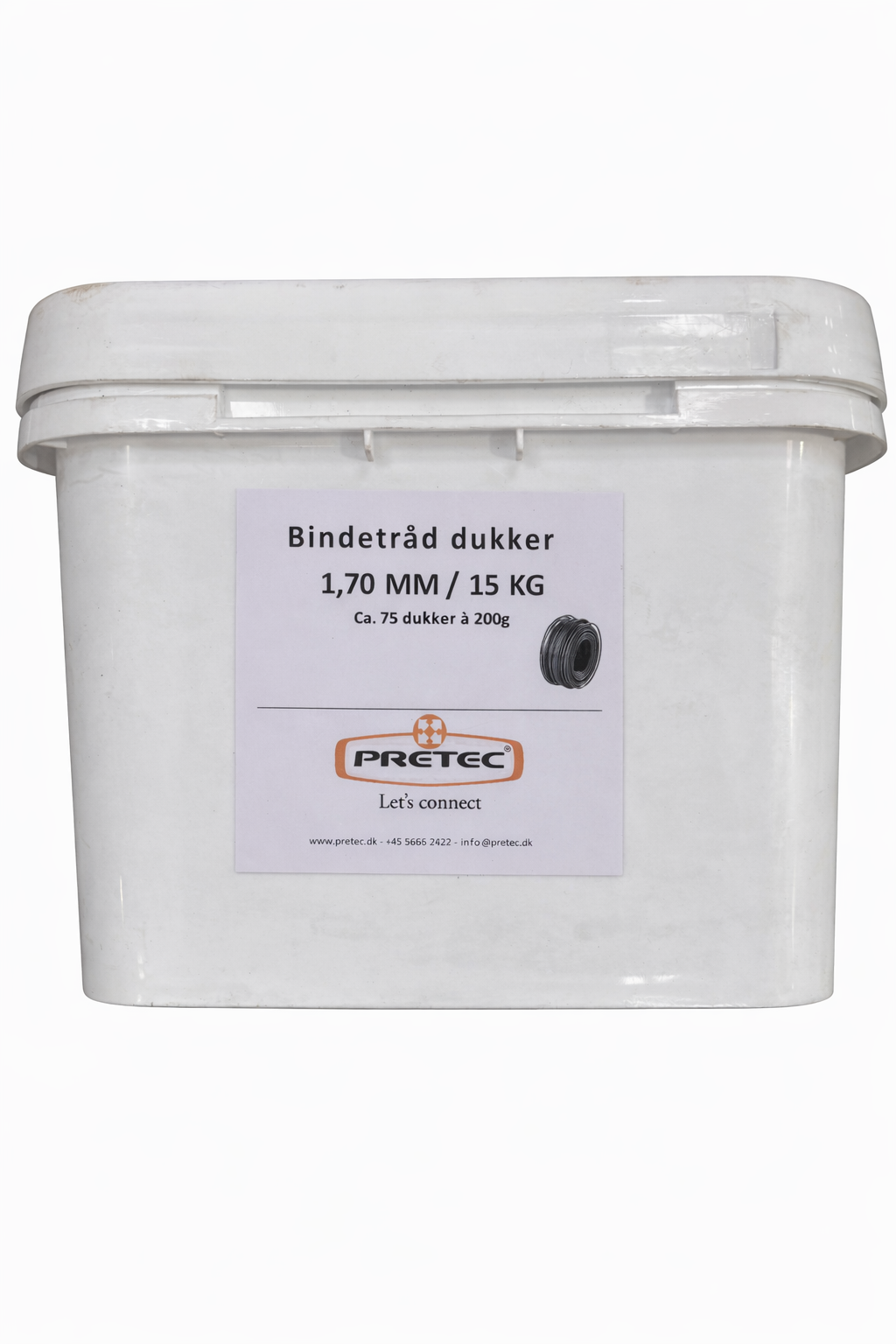 Bindetråd i dukker, sort